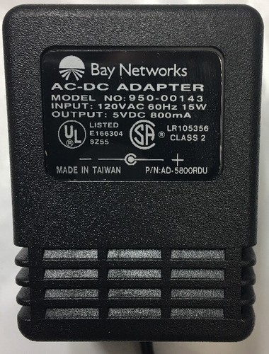 ALIMENTATORE ADATTATORE DI ALIMENTAZIONE AC/DC 5VDC 800mA USCITA~ INGRESSO 120VAC 60HZ 15W~ NUOVO! - Foto 6 di 7