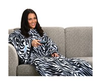 Snuggie Soft Fleece Blanket With Sleeves And Pockets Zebra Snuggie Soft Fleece Blanket With Sleeves And Pockets Zebra