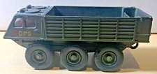 Vintage Solido #214 Diecast Berliet Aurochs Six Wheel Truck with accessories