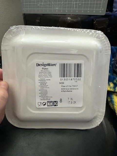 Teenage Mutant Ninja Turtles Rise of The TMNT 8ct. Platos de Postre 7" ¡¡Nuevos!!! Foto 2 de 2