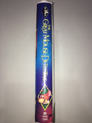 Walt Disney Classic The Great Mouse Detective VHS Tape Classic Rare 1360 - Picture 2 of 5