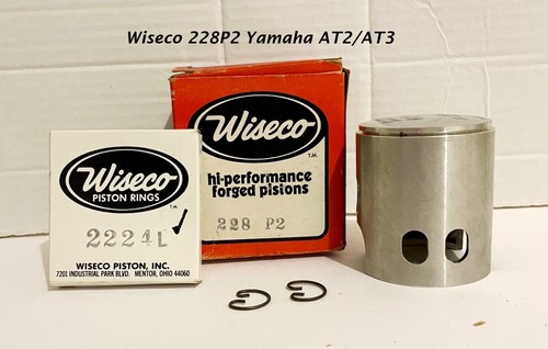 Wiseco YAMAHA 125 AT1 AT2 AT3 Piston Kit 56.5mm NEW 228P2 +0.50 oversize NOS