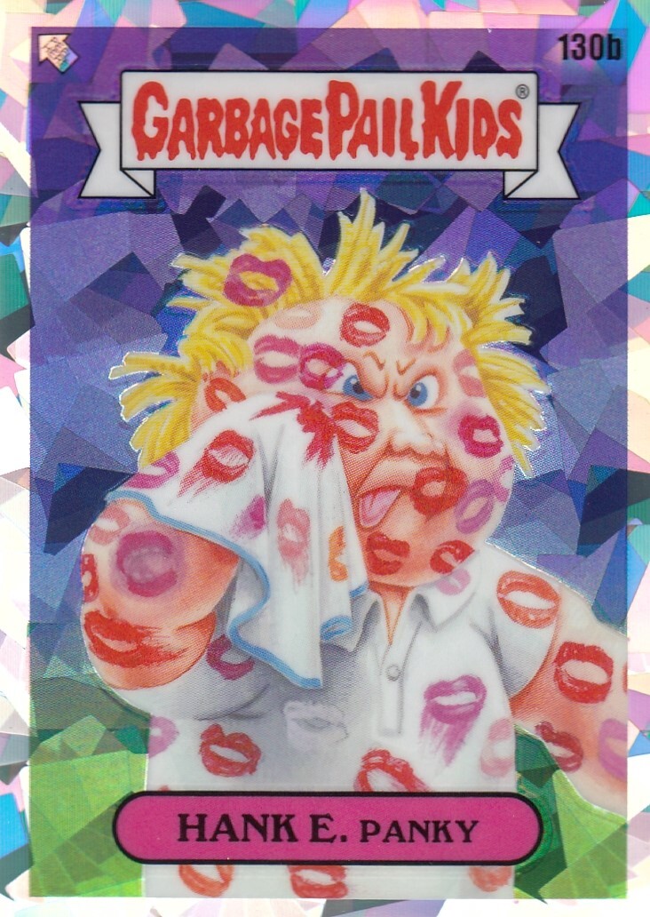 HANK E PANKY TOPPS CHROME GARBAGE PAIL KIDS SERIES 4 ATOMIC REFRACTOR #130B 2021