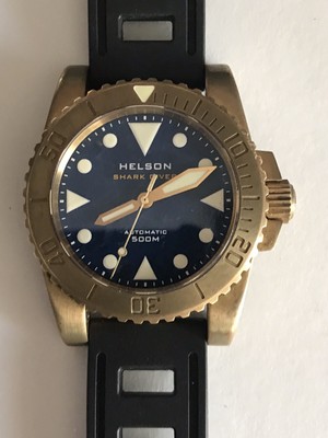 helson shark diver 40mm