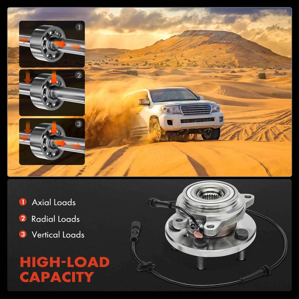 2x Conjunto de Rolamento de Cubo de Roda Traseira com Sensor ABS para Land Rover Discovery 99-04 - Imagem 4 de 4