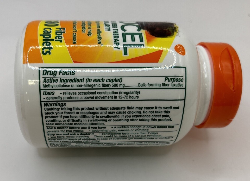 Citrucel Fiber Therapy For 180 Caplets EXP S L960 