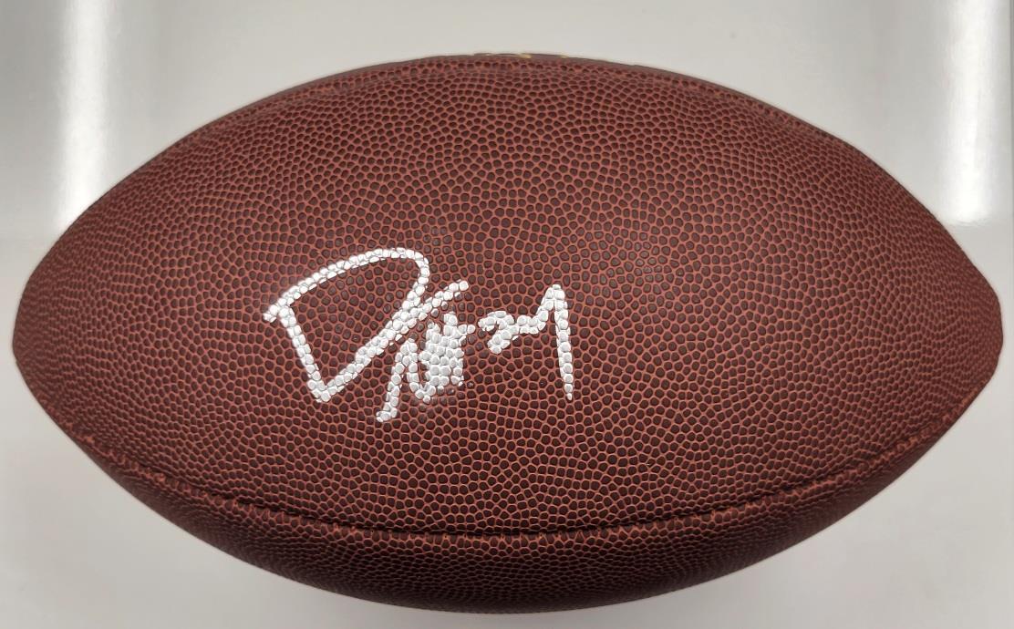 Darrelle Revis Autographed Signed New York Jets Wilson NFL Football NY Jets (B) Beckett BAS 
