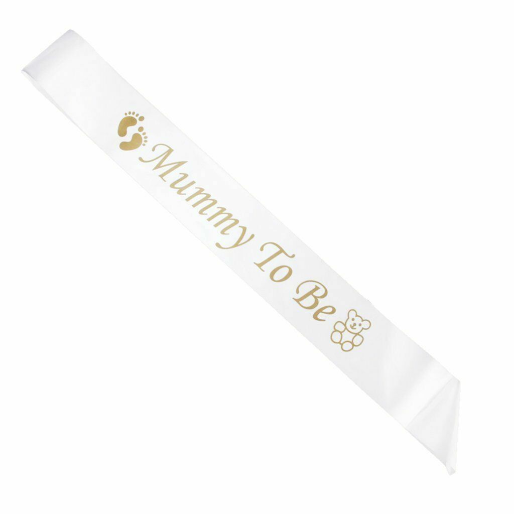 Mummy To Be Sash Baby Shower Yummy Mum Party Accessories Game Gift Decoration