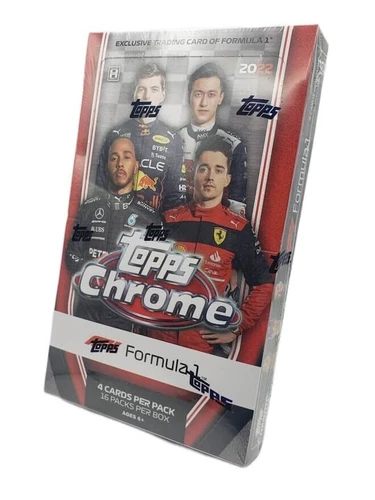 2022 Topps CHROME Formula 1 Racing Factory Sealed Hobby LITE Box 16 Packs!