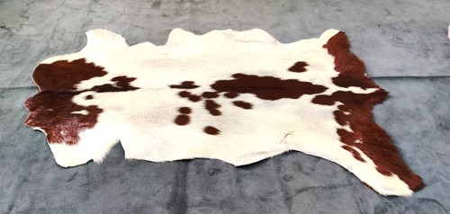 Neutral Animal Skin Pelt decor, Nordic Goat Hide, Taxidermy Leather Fur Coat - Picture 6 of 7