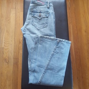 Bubblegum-Women-039-s-Size-5-6-Distressed-Jeans-Bell-Bottom
