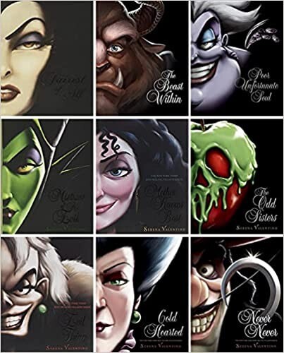 VILLAINS Serena Valentino DISNEY COMPLETE 9 (NINE) HARDCOVER SET