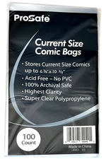1000 Comic Bags with FLAP - Current Modern Comics Books Sleeves Protection