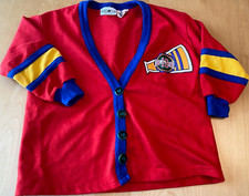 HANG TEN USA MADE COLORBLOCK CARDIGAN VARISTY GIRLS SZ S