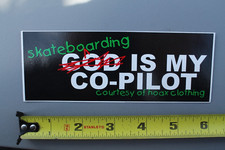 Hoax Clothing Skateboarding is my Co-Pilot OG Z75C Vintage Skateboarding STICKER