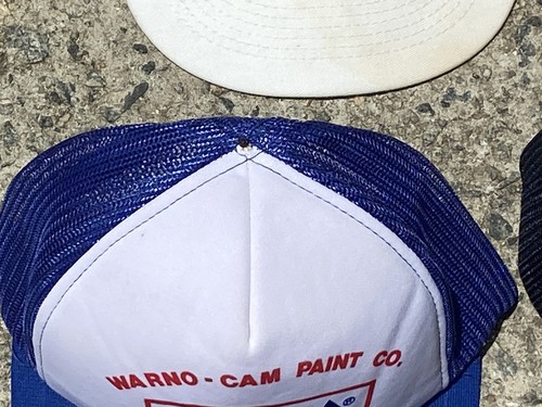 Trucker Hat Lot 16 Dad Caps Vintage Mesh Snap Back Rope Front 3 Stripe Assorted - Picture 16 of 24