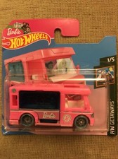 Hot Wheels BARBIE Dream Camper - HW Getaways 21/250 Short Card New