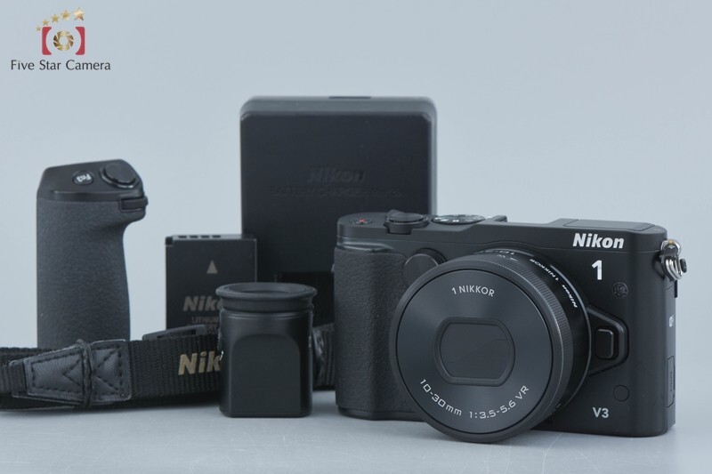 Very Good!! Nikon 1 V3 Black 18.4 MP Digital Camera 10-30 Lens | eBay