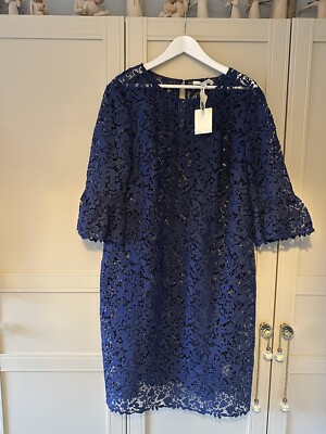 Boden Stunning Occasion Navy Lace Dress 22L NWT | eBay UK