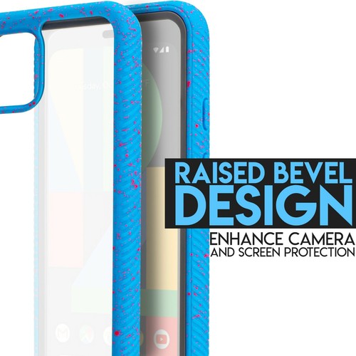 Estuche de poliuretano termoplástico resistente resistente híbrido resistente para Google Pixel 4 + pantalla incorporada - Imagen 6 de 16