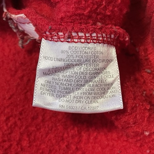 vintage y2k red Old Navy Sherpa grunge boho fairy preppy toggle button hoodie XL - Picture 17 of 23