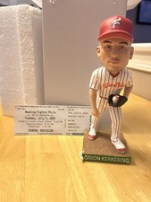 Orion Kerkering SGA Reading Phils Bobblehead Phillies New NIB 7/9/24 w/ ticket