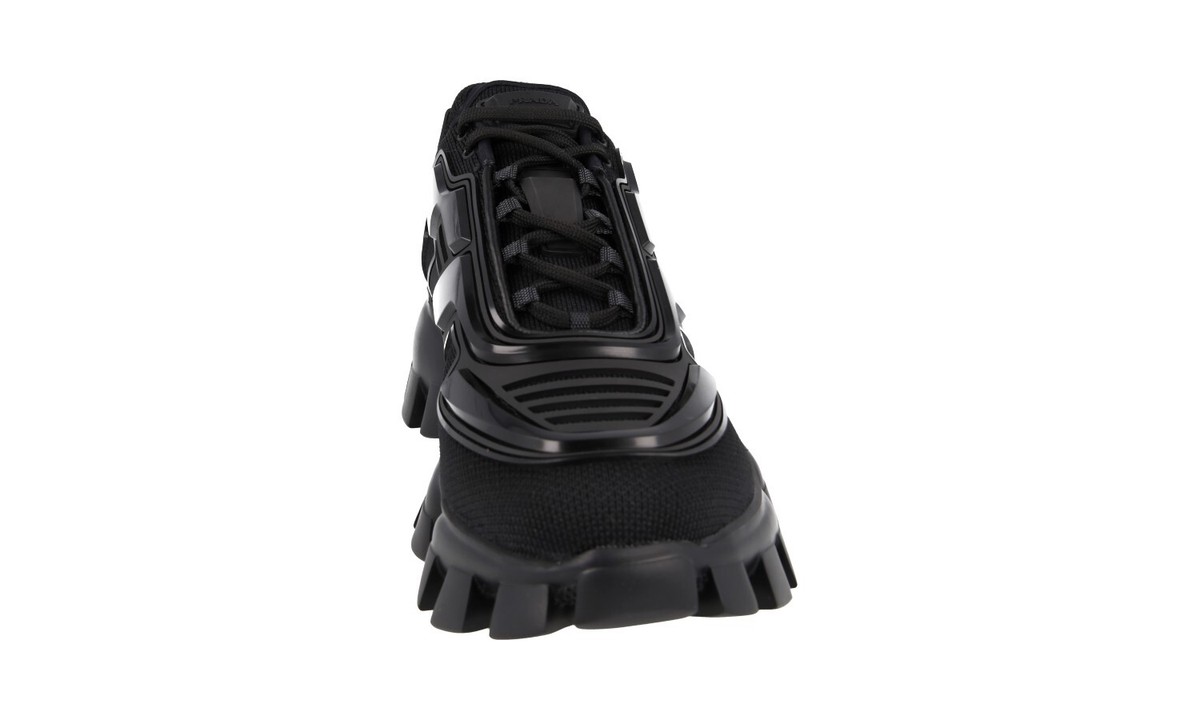 PRADA Cloudbust Thunder Sneakers - 2EG293 - Solid Black - NEW - US