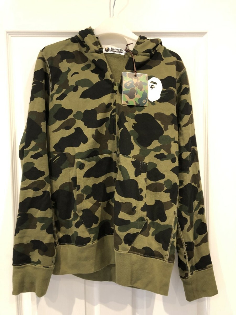 Bape Full Zip Hoodie Pullover Adult medium A Bathing Ape | eBay UK