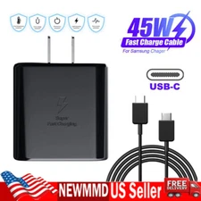 45W USB-C Super Fast Wall Charger & 6FT Cable For Samsung Galaxy S21 S22 S23 S24