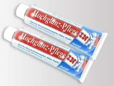 2x Hochglanzpflege IN Metallpolitur Edelstahl Chrom Alu Auto Oldtimer Motorrad