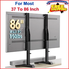 Universal TV Stand, Table Top TV Stand Base Replacement For Most 37 To 86 Inch