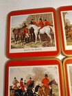 VTG Pimpernel English Fox Hunting 6 Traditional Horse  Coasters Look Never Used — photo 8