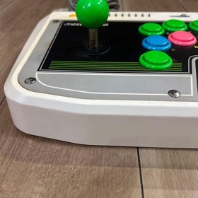SEGA Saturn Virtua Stick HSS-0136 White Arcade Controller Tested Working Japan