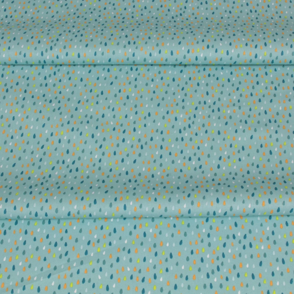 Punkte Stoff Bunt Tropfen Meterware Deko Bekleidung Bettwäsche Kissen Kinder - Bild 3 von 4