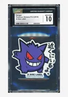 Pokemon CGC 10 GEM MINT Gengar Sticker 2019 B-Side Label Pt.4 Japanese