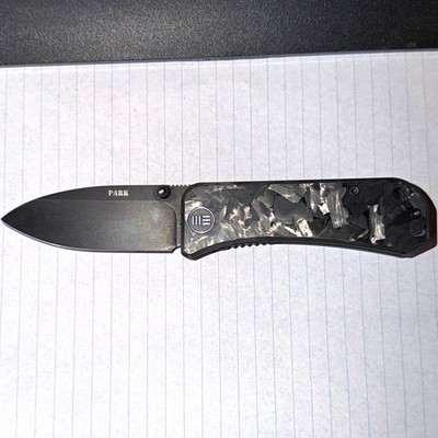 WE Knife Banter Carbon Fiber Scales S35VN Steel