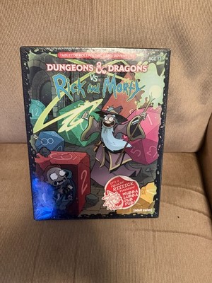 Dungeons & Dragons Vs Rick And Morty Game  Tabletop Game NEW/SEALED