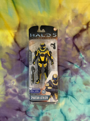 HALO 5 SPARTAN ATHLON ACTION FIGURE GUARDIANS REQ PACK MCFARLANE 5.5'' MOSC 2015