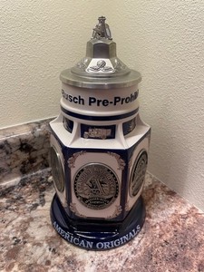 Budweiser Anheuser-Busch Pre-Prohibition Beer Stein CS501