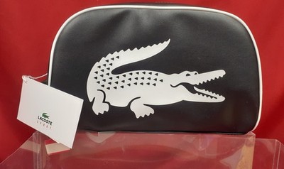 VTG NEW LACOSTE SPORT Retro Street M50 450000373Toiletry/Travel Bag Ironic Black