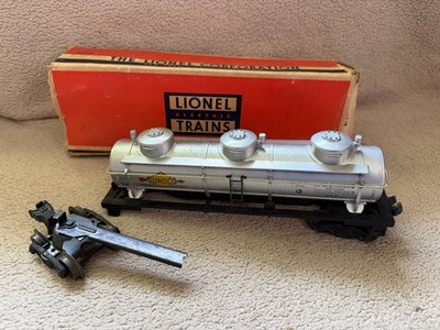 Lionel Train Car - NO. 6415 w/box - Sunoco 3 Dome Tank Car 8000 gal Needs Repair