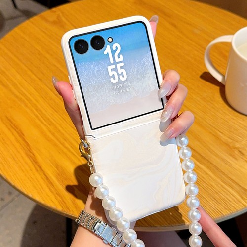 For Samsung Galaxy Z Flip7, Luxury Fashion PU Leather Case Cover With Bracelet - Afbeelding 20 van 20