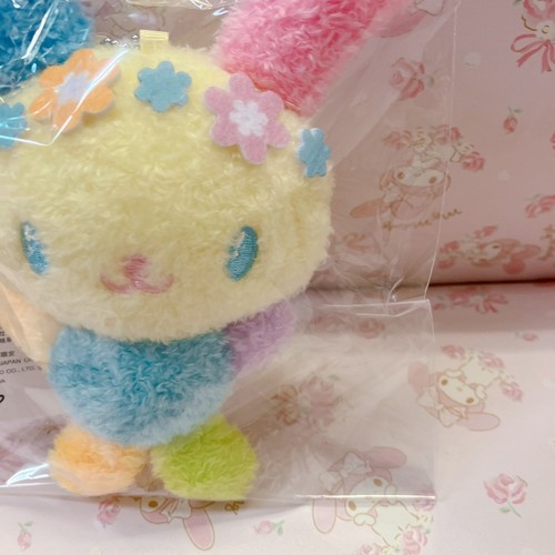 Sanrio Usahana Mascot Charm Keychain Corolla Colorful Rabbit Plush Soft Toy JP - Picture 8 of 24
