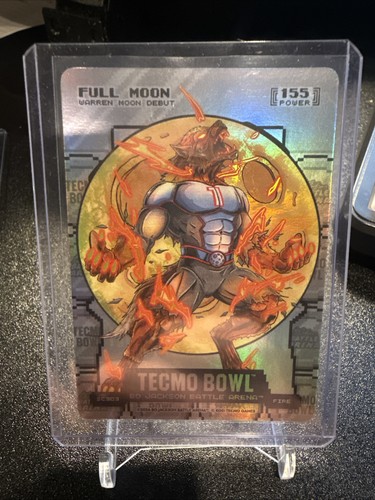 2026 Bo Jackson Battle Arena Tecmo Full Moon Fire Power 155 Warren Moon