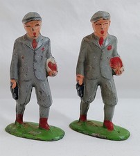 Vintage Lead Toy Figurine Lot Civilian Manoil Barclay Soldier