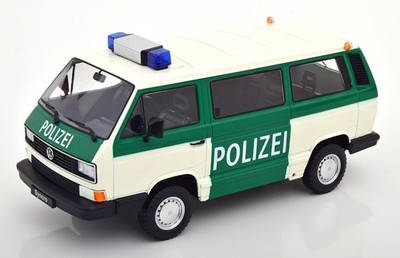 VW Bus T3 Syncro Polizei 1987 KK-Scale 180967 Neu in OVP 1:18