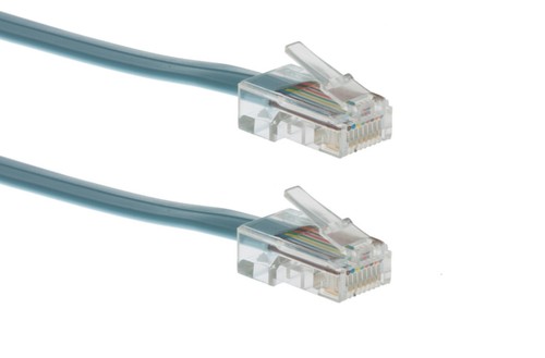 Cisco RJ45 to RJ45 Rollover Console Cable, 72-1259-01 - Lifetime Warranty - 第 1/4 張圖片