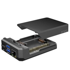 Argon NEO Aluminum Case for Raspberry Pi 4 - Passive Heatsink, GPIO/HAT
