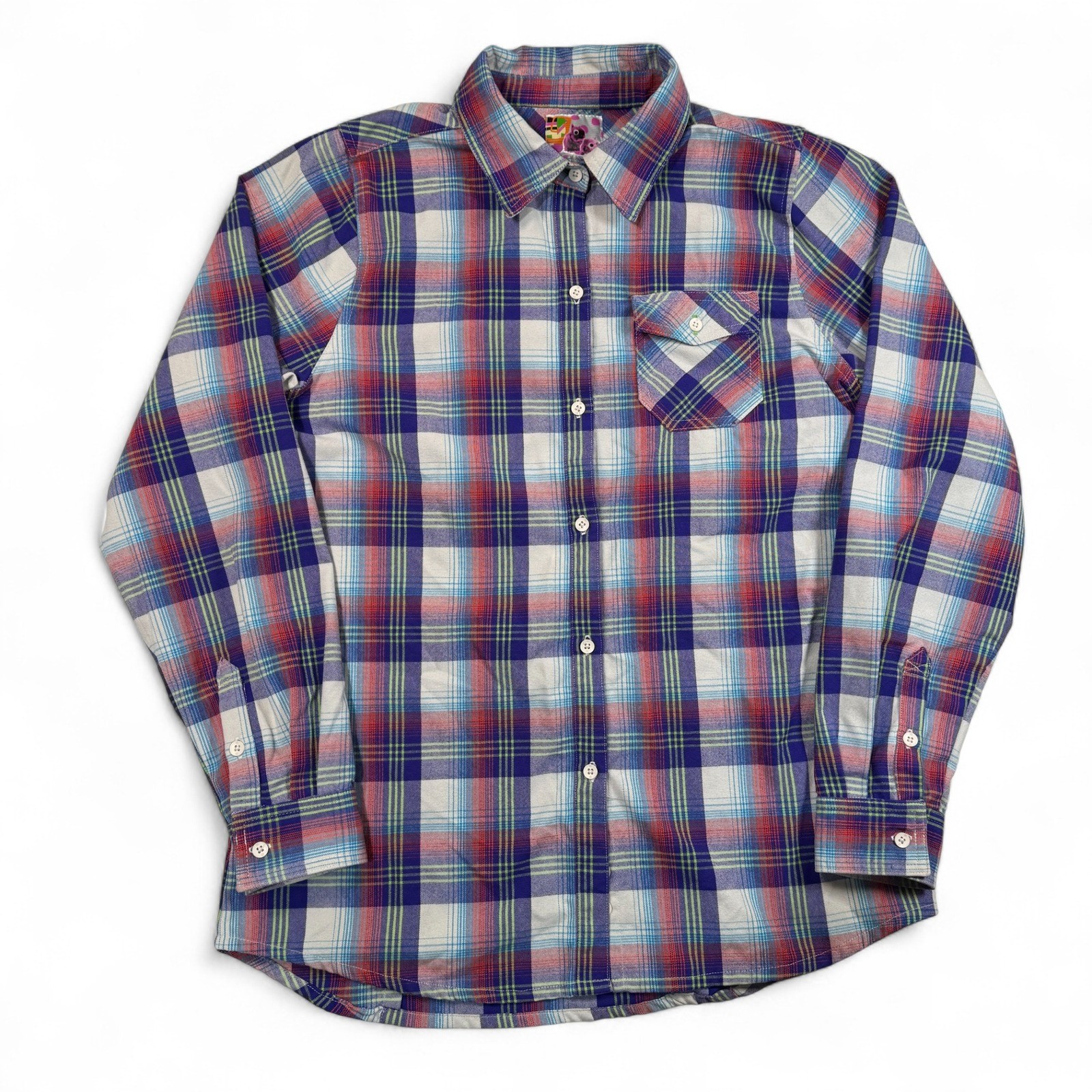 Burton Plaid Long Sleeve Button Up Shirt Dryride Womens Larg