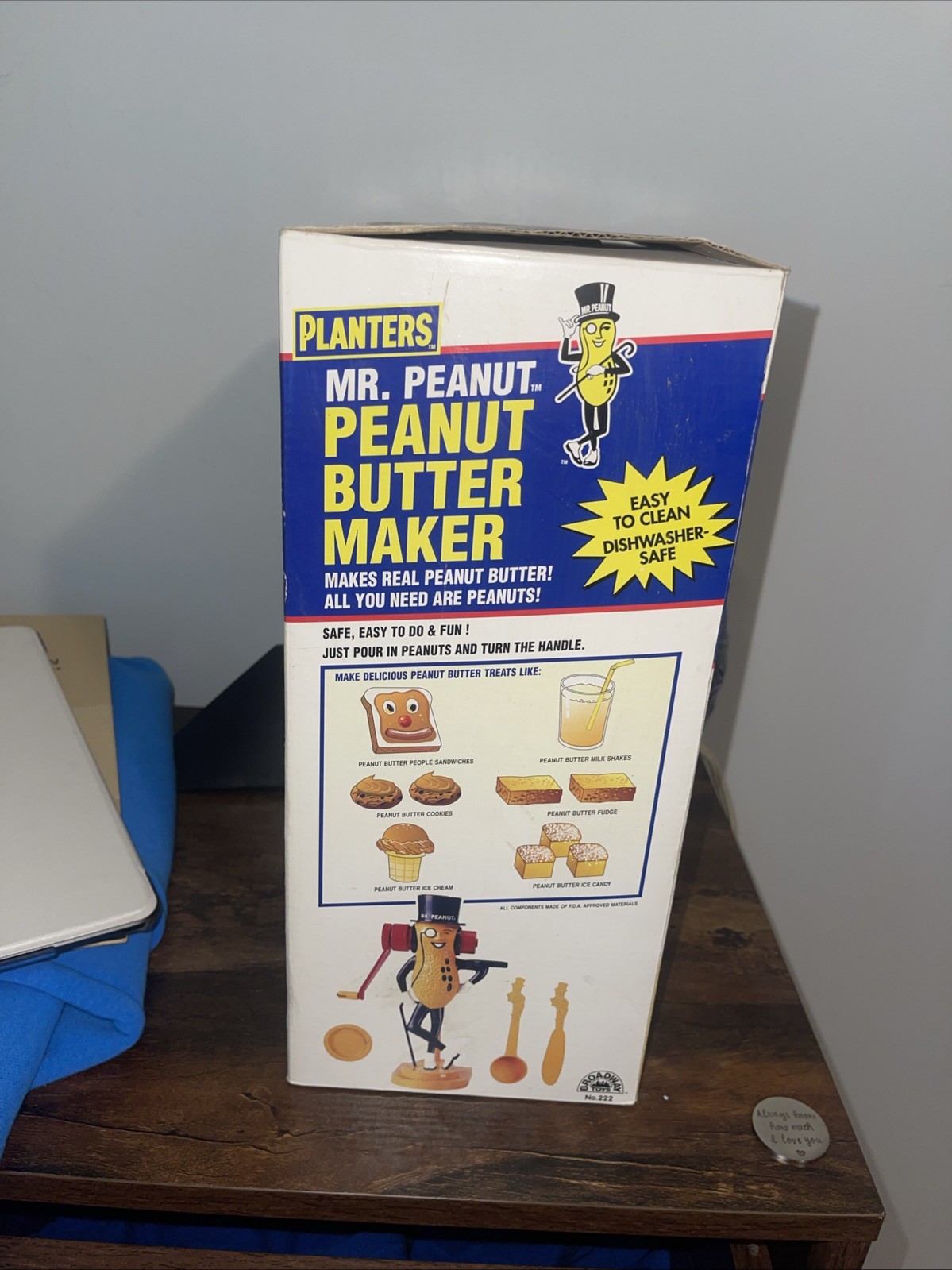 Vintage Planters Mr. Peanut Butter Maker 1995-96 No. 222 New in Box 🥜